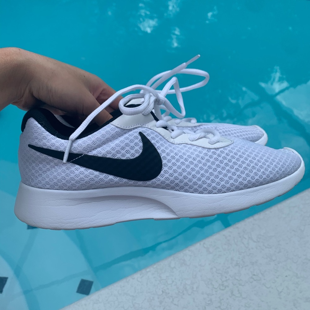 Nike white and black sneakers